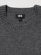 В'язаний светр UNIQLO із вовни 1159800972 (Сірий, XL) | 6825139 | фото 3