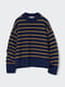 Вязаный свитер UNIQLO из шерсти 1159801263 (Синий, XS) | 6825153 | фото 5