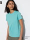 Женская футболка UNIQLO U 1159801797 (Зеленый, XS) | 6825165