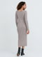 Мягкое платье в рубчик Uniqlo из мериносовой смеси 1159801891 (Серый, XS) | 6825185 | фото 2