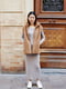 Мягкое платье в рубчик Uniqlo из мериносовой смеси 1159801891 (Серый, XS) | 6825185 | фото 9