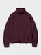 Женский свитер UNIQLO 3D Knit премиум-класса 1159801896 (Бордовый, XS) | 6825186 | фото 2