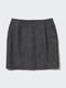 Женская юбка UNIQLO из шерсти 1159801922 (Серый, 29) | 6825190 | фото 4