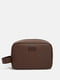Стильный несессер Guess Saffiano Travel Kit Bag 1159800877 (Коричневый, One size) | 6825220