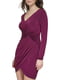 Стильное мини-платье GUESS с длинным рукавом 1159801026 (Фиолетовый, 6) | 6825231