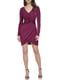 Стильне міні-сукня GUESS з довгим рукавом 1159801026 (Фіолетовий, 6) | 6825231 | фото 3