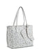 Жіноча сумка GUESS на блискавці з логотипом 1159801610 (Білий, One size) | 6825278 | фото 2