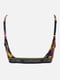 Эластичный бралетт Calvin Klein топ с принтом 1159800834 (Синий, XS) | 6825314 | фото 2