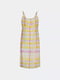 Стильное детское платье без рукавов Calvin Klein 1159801245 (Желтый, L) | 6825328