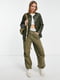 Жіноча стьобана куртка Calvin Klein 1159801293 (Зелений, XL) | 6825329 | фото 2