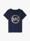 Детская футболка Michael Kors 1159800833 (Синий, 138) | 6825351 | фото 3