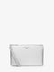 Женская сумка-клатч Michael Kors на молнии 1159801205 (Серебристый, One size) | 6825359