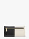 Жіночий гаманець із крокреневої шкіри Michael Kors з логотипом 1159801413 (Бежевий/Чорний, One size) | 6825366 | фото 2