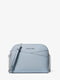 Женская кожаная сумка кроссбоди Michael Kors на молнии 1159802128 (Голубой, One size) | 6825381 | фото 2