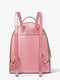 Стильный женский рюкзак Michael Kors из сафьяновой кожи 1159802148 (Розовый, One size) | 6825384 | фото 4