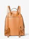 Стильный женский рюкзак Michael Kors из сафьяновой кожи 1159802157 (Оранжевый, One size) | 6825386 | фото 3