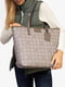 Женская сумка тоут U.S. Polo Assn с принтом 1159801015 (Серый, One size) | 6825415 | фото 2