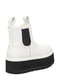 Женские кожаные ботинки челси UGG на платформе с мехом 1159800807 (Белый, 41) | 6825470 | фото 2