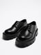 Чоловічі туфлі на шнурках ZARA 1159799811 (Чорний, 44) | 6825514 | фото 3
