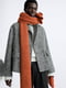 Короткое пальто ZARA 1159800798 (Серый, L-XL) | 6825525 | фото 3