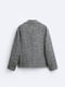 Коротке пальто ZARA 1159800798 (Сірий, L-XL) | 6825525 | фото 7