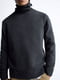 Чоловічий светр ZARA з коміром 1159800848 (Сірий, L) | 6825530 | фото 3