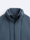 Чоловіча куртка ZARA з капюшоном 1159800950 (Синій, L) | 6825545 | фото 10