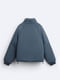 Мужская куртка ZARA с капюшоном 1159800950 (Синий, L) | 6825545 | фото 9