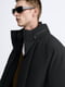 Мужская куртка ZARA с капюшоном 1159801070 (Черный, M) | 6825551 | фото 4