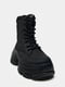 Ботинки на шнурках ZARA 1159801080 (Черный, 37) | 6825553 | фото 3