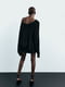 Жіночий трикотажний светр ZARA 1159801081 (Чорний, L) | 6825554 | фото 10
