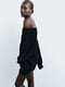 Жіночий трикотажний светр ZARA 1159801081 (Чорний, L) | 6825554 | фото 9
