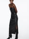 Сукня-міді ZARA з екошкіри 1159801118 (Чорний, XS) | 6825560 | фото 5