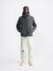 Мужская куртка Zara из технической ткани 1159801134 (Серый, XL) | 6825564 | фото 2