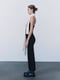 Джинсова сукня-міді ZARA 1159801184 (Чорний, XS) | 6825570 | фото 3