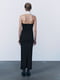 Джинсова сукня-міді ZARA 1159801184 (Чорний, XS) | 6825570 | фото 4