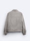 Куртка-рубашка ZARA из экозамши 1159801991 (Серый, XL) | 6825586 | фото 8