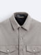 Куртка-рубашка ZARA из экозамши 1159801991 (Серый, XL) | 6825586 | фото 9