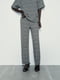 Женский жаккардовый костюм ZARA штаны и футболка 1159802018 (Черный, S) | 6825593 | фото 8