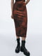 Жіночий костюм ZARA спідниця та топ 1159802019 (Коричневий, XS) | 6825594 | фото 5