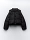 Укорочена куртка ZARA з капюшоном 1159802024 (Чорний, XL) | 6825596 | фото 12