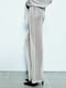 Жіночий костюм із металевої сітки ZARA кофта та штани 1159802055 (Сріблястий, S) | 6825604 | фото 11