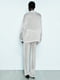 Женский костюм из металлической сетки ZARA кофта и штаны 1159802055 (Серебристый, S) | 6825604 | фото 3