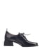 Чорні лаковані туфлі на шнурівці | 6825712 | фото 2
