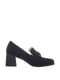 Чорні замшеві туфлі з декоративними пряжками | 6825714 | фото 2