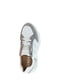 Комбіновані біло-сірі кросівки з перфорацією | 6825742 | фото 5