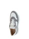 Комбіновані біло-сірі кросівки на шнурівці | 6825744 | фото 5