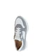 Комбіновані біло-сірі кросівки на шнурівці | 6825746 | фото 5