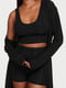 Легкий халат Victoria's Secret з поясом 1159802160 (Чорний, XL) | 6824945 | фото 3