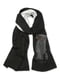 Женский вязаный шарф Karl Lagerfeld Paris 1159801407 (Черный, One size) | 6825450 | фото 2
